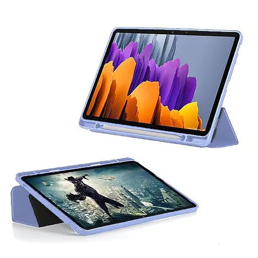 Чохол SlimTPU S-Pen holder Samsung Galaxy Tab S10+ Plus / Fe + / S9 Plus Фіолетовий - фото 2