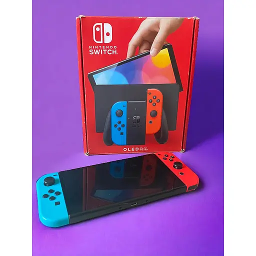 Ігрова приставка Nintendo Switch Oled повний комплект + гарантія