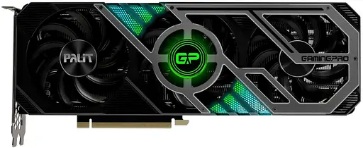 Видеокарта Palit RTX 3080 10Gb GamingPro (NED3080019IA-132AA) (GDDR6X, 320 bit, PCI-E v4.0) Б/у - фото 1