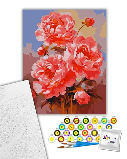 Набір для розпису ArtCraft Літні квіти 40 x 50 см (13078-AC) - фото 2
