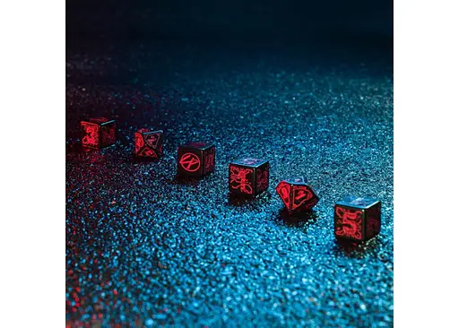 Набор кубиков Cyberpunk Red Essential Dice Set , 6 шт. (SCPE01) - фото 4