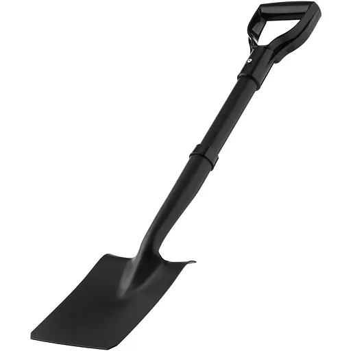 Лопата прямая 2E Fold стальная ручка 2E-S70S - фото 1