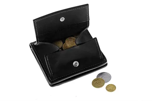 Мужской кожаный кошелек Grande Pelle 10х10х2.5 см acs0029295 - фото 2