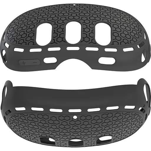 Чохол для VR-окулярів GINWDAY Silicone VR Shell Protective для Meta Quest 3 Black [139302] - фото 2