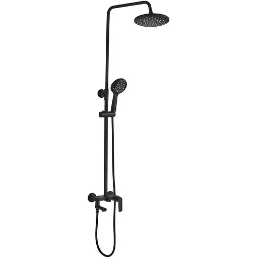 Душова система Globus Lux GLA-0002N-10-BB, Чорний матовий - фото 1