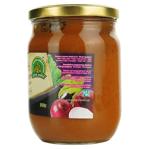 Ікра з баклажанів Дари Ланів Українська 510 г - фото 2