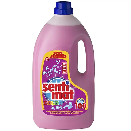 Гель для прання кольорової білизни Sentimat Color 5 літрів Liquid Detergent All textiles 