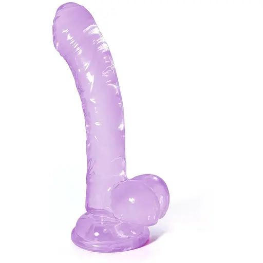 Фалоімітатор Crushious Hudini Jelly 17.5 см (фіолетовий)
