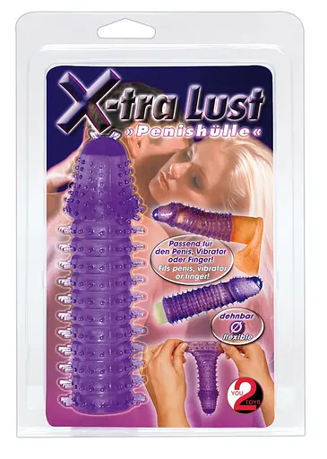 Насадка на пенис You2Toys X-tra Lust Penishulle 14.5 см фиолетовый - фото 5
