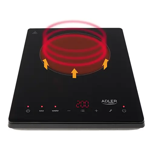 Индукционная плита с таймером Adler AD 6513 2000Вт - фото 4