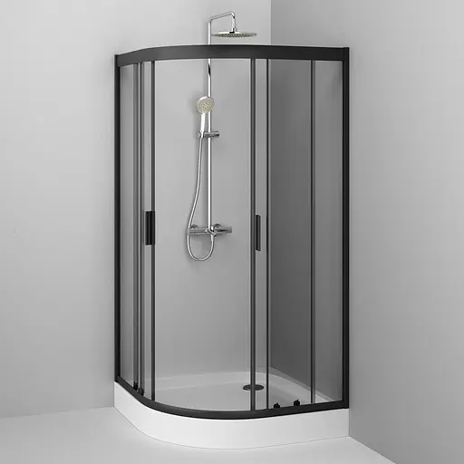 Душевая кабина AM.PM Gem 1/4 Round W90UG-401-100100-BT - фото 4