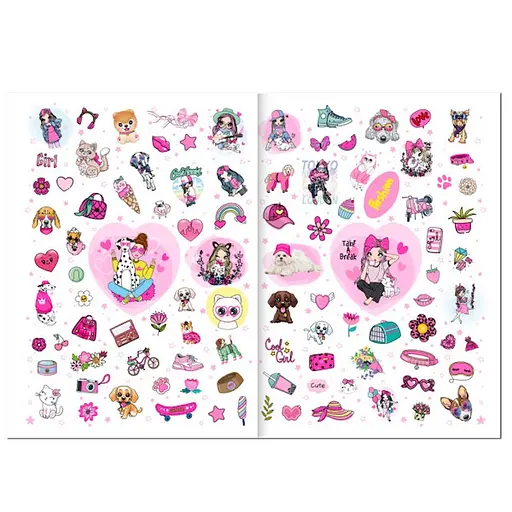 Детская раскраска "Girls&Pets" Апельсин РМ-88-02 серия "Dream & Style" - фото 3