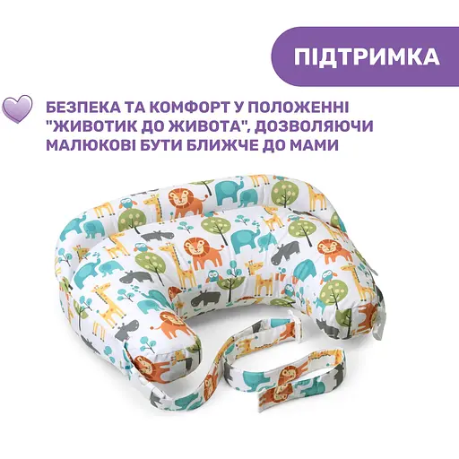 Подушка для годування Boppy Deluxe бірюзово-помаранчева (79912.43) - фото 2