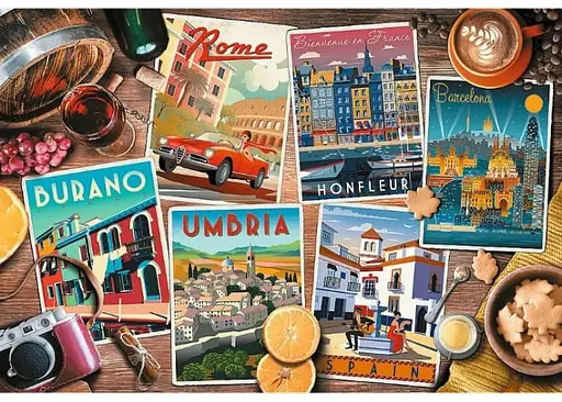 Пазл Trefl Путешествие по Европе 1500 эл. (26199) - фото 2