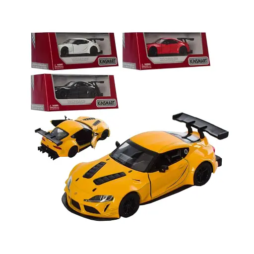 Металева інерційна легкова модель Toyota GR Supra Racing Concept 5", відкриваються двері (В асортименті) - фото 3