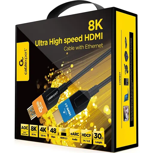 Кабель Cablexpert HDMI-HDMI V 2.1 30 м (CC-HDMI8K-AOC-30M) - фото 2