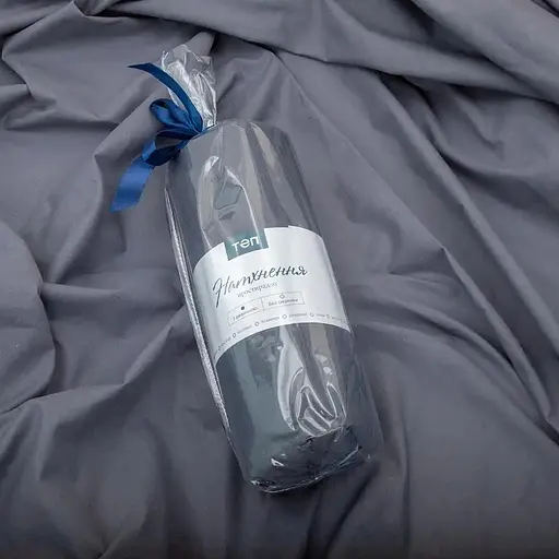 Простирадло ТЕП Натхнення з резинкою Графіт, 200 x 200 (2-04019_28849) - фото 5