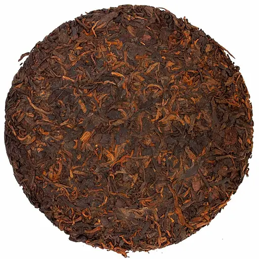 Шу Пуэр Древние Деревья Буланшани 2012 г. - блинчик, 357 г - фото 3