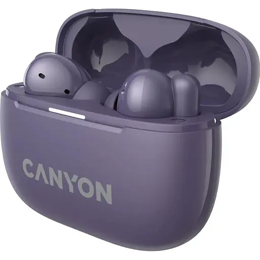 Навушники Canyon TWS headset OnGo TWS-10 ANC+ENC Purple (CNS-TWS10PL) - фото 2