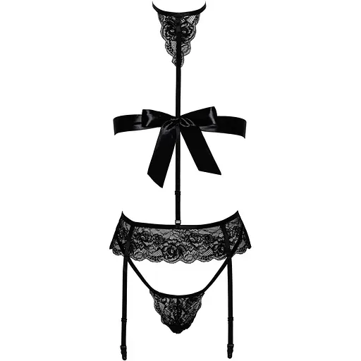 Комплект Kissable Bondage Kiss Set Black S/M - фото 9