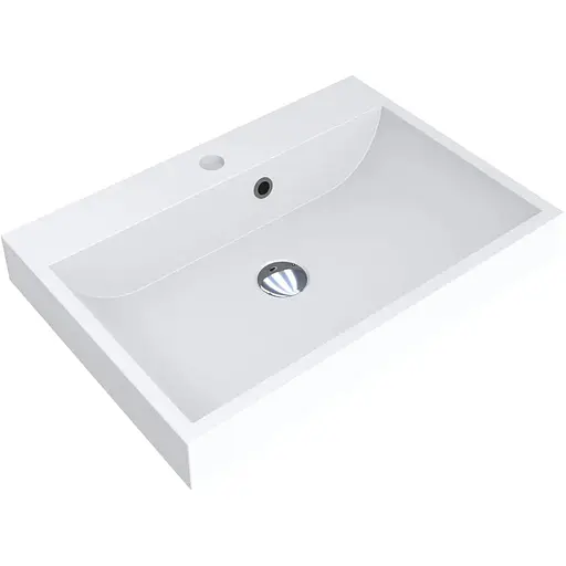 Умивальник Miraggio Varna 600 mirasoft 0001025, Білий матовий - фото 1