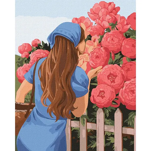 Картина по номерам "Ароматные пионы" ©Kira Corporal Ideyka KHO4991 40х50 см