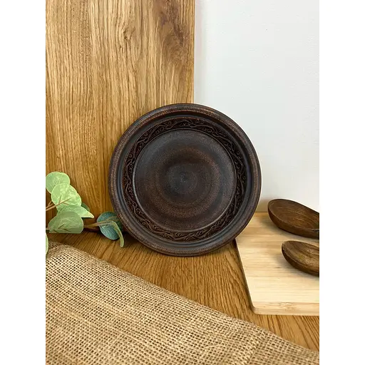 Тарілка керамічна (глиняна) Декор 19.5 см