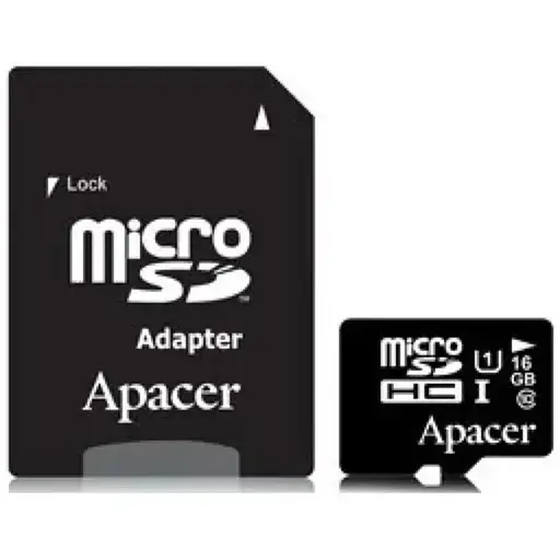 Карта памяти Apacer microSDHC UHS-I 16GB сlass10 - фото 1