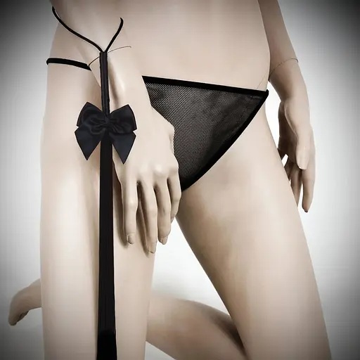 Кнут Bijoux Indiscrets - Lilly - FRinge whip украшен шнуром и бантиком, в подарочной упаковке - фото 3