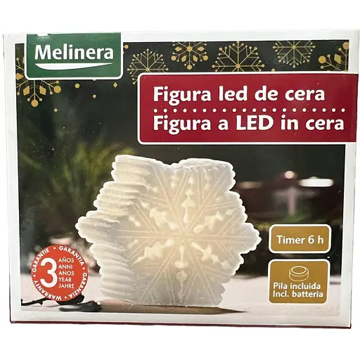 Светодиодный ночник Melinera восковая LED свеча батарейка