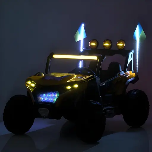 Електромобіль дитячий Bambi M 6019EBLR-6 Джип на 4 мотори та MP3 музикою - фото 2