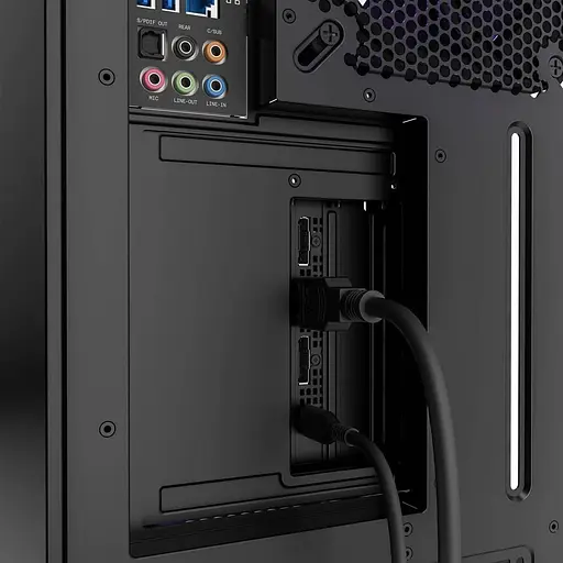 Підставка для відеокарти NZXT Vertical GPU Mounting Kit - Black (AB-RH175-B1) - фото 6