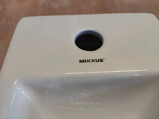 Умивальник меблевий Mixxus Premium Quadro-1501 400x215x105 мм з отвором під змішувач MP6502, Білий - фото 5