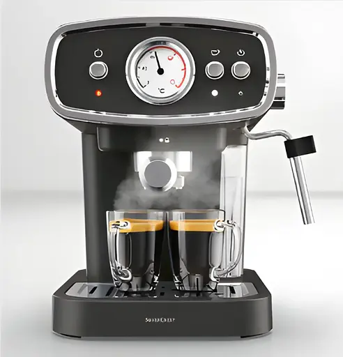 Ріжкова кавоварка еспресо Silver Crest SEM 1050 В1 - фото 2