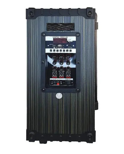 Колонка Big LT-912 bluetooth + 2 микофона (365х305х570) USB/MO3/FM/TWS black - фото 2