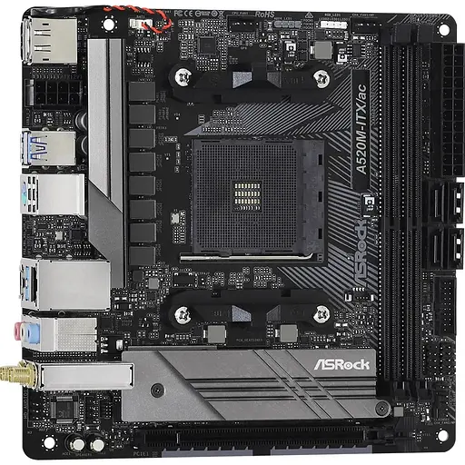 Материнская плата ASRock A520M-ITX/AC [136447] - фото 2