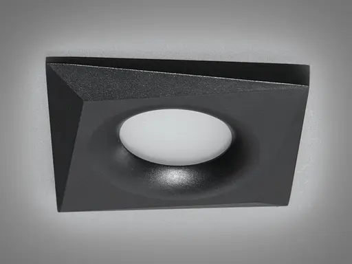 Чорний точковий врізний світильник серія "Аluminium" - фото 3