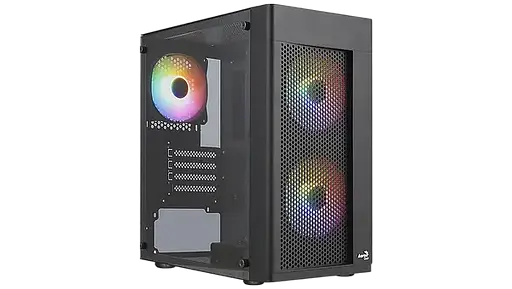 Корпус AeroCool Hexform-G-BK-v2 FRGB Black (ACCS-PV38033.11)