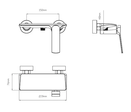 Смеситель для душа Q-tap Slavonice, Chrome (k35) QTSLA266CRM45907 - фото 4