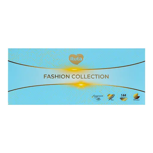 Салфетки косметические Ruta 144 л 3 ш белые пенал - фото 2