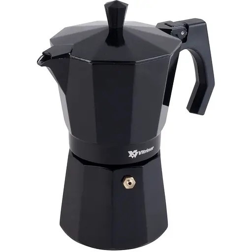 Уценка. Гейзерная кофеварка Vitrinor Black, 6 чашок (1224243)