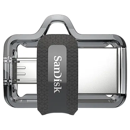 Флеш-накопичувач Sandisk USB 3.0 Ultra Dual OTG 64Gb (150 Mb/s) (SDDD3-064G-G46) - фото 2