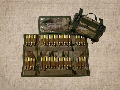 Патронташ для 338 LM, 338 NM, 300 NM, 3006 на 40 патронів з Molle перенесення і зберігання на моллі - фото 7