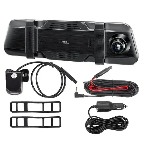 Відеореєстратор Hoco DI36 Dual Camera with Digital display Black - фото 5