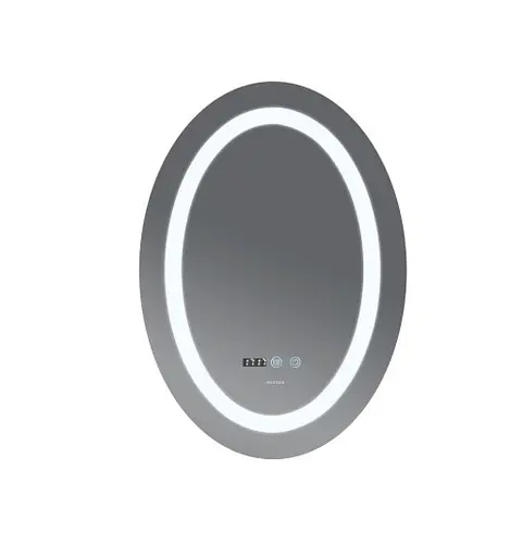Дзеркало Mixxus Plain MV02-50x70 (годинник, LED-підсвічування, антизапотівання) (MI6010) - фото 2