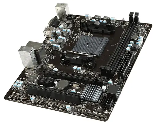 Материнська плата MSI A68HM-E33 V2 (A68HM-E33 V2) (Socket FM2, AMD A68H, Micro-ATX) Б/в - фото 3