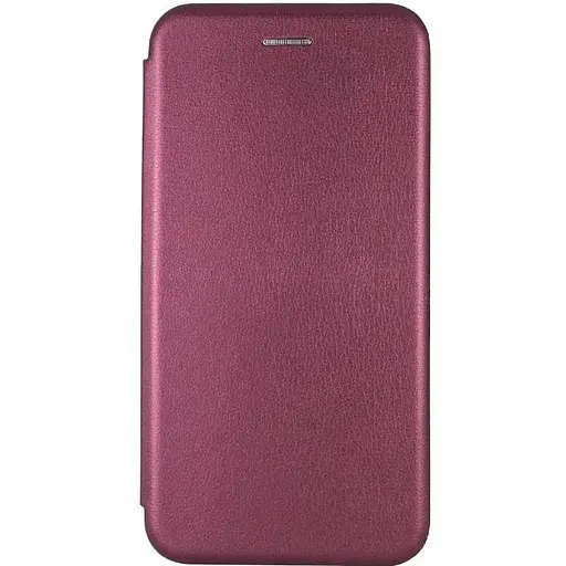 Шкіряний чохол-книжка Classy для Motorola Edge 50 Pro Бордовий