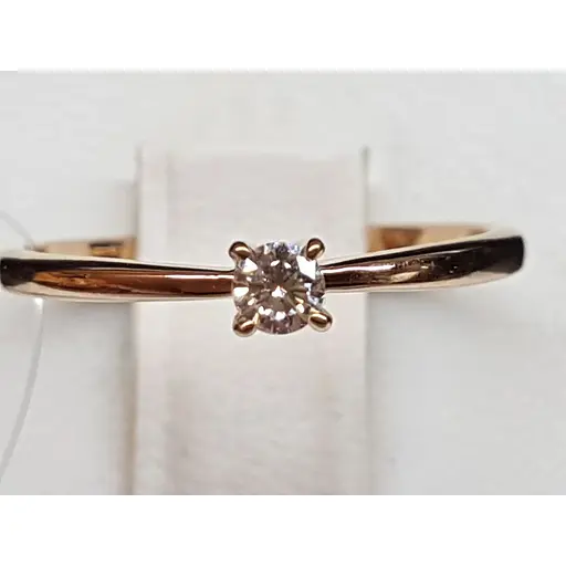 Золоте кільце Qvaliz з діамантами. Артикул 501-00780 17 - фото 3