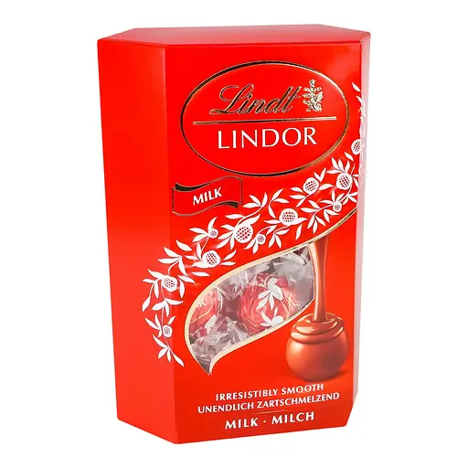 Цукерки Lindt Ліндор молочні 200 г