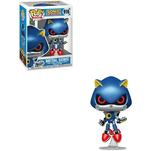 Коллекционная фигурка Funko Pop Метал Соник Sonic The Hedgehog Metal Sonic 10 см FP SH MS 916
